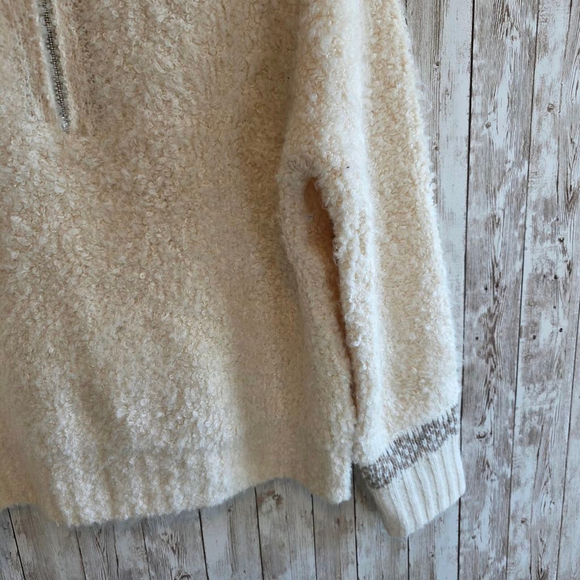 Women's Elie Tahari Cream Wool Blend Sweater Size S - Picture 3 of 8